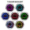 CNSPED 2'' 52mm 40-140 Degrees celsius 12V Water Temp Gauge Celsius 7 Colors Pointer Water temperature meter With Stepper Motor
