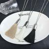 Fashion Vintage Pendant Necklaces for Women Tassel Brush Shape Necklaces Minimalist Personalized Party Daily Wear Jewelry Gifts