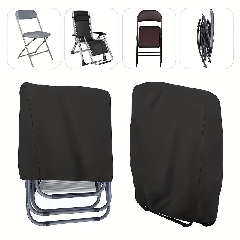 1PC Folding Chair Cover Outdoor Dustproof UV Protection Waterproof Cover Reclining Chair Cover Furniture Case Drawstring Buckle Pocket