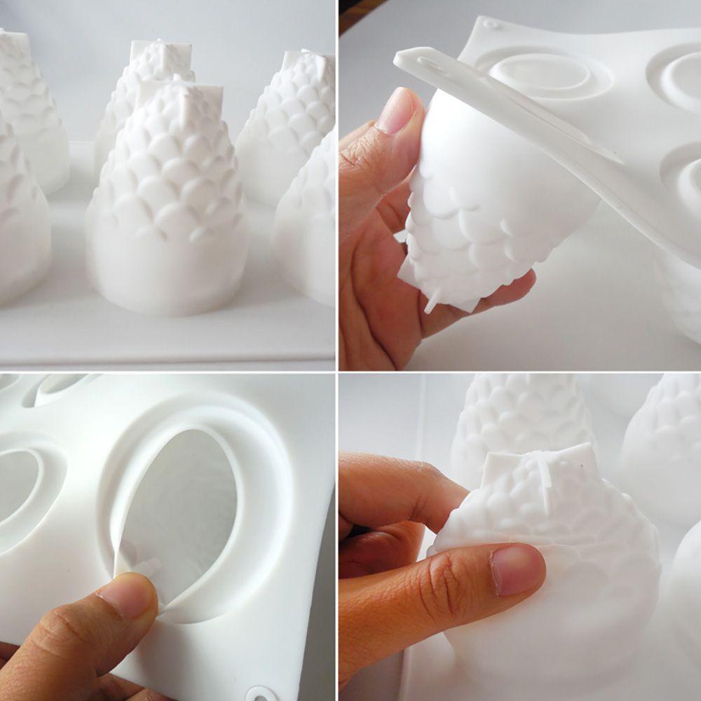 Mold Food Grade Silicone Cake Tools Resin Mold Cupcake DIY Christmas Decor Pine Cone Mould