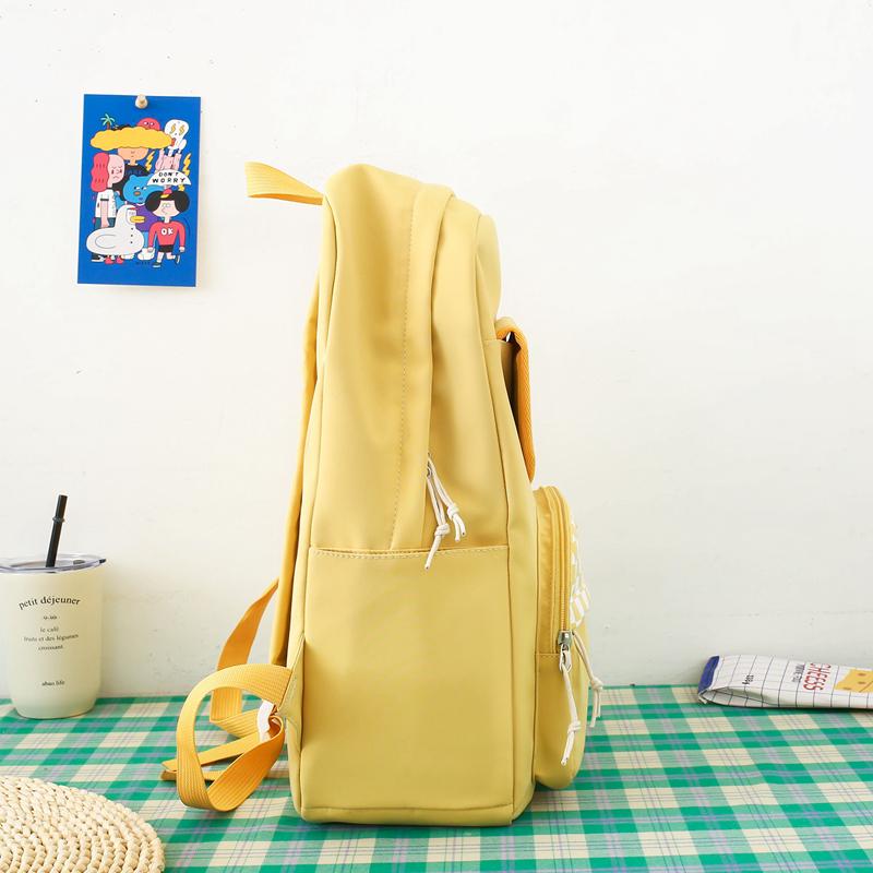 Four-Piece Backpack Set Campus Schoolbag Middle School Students' Light Large Capacity Computer Bag