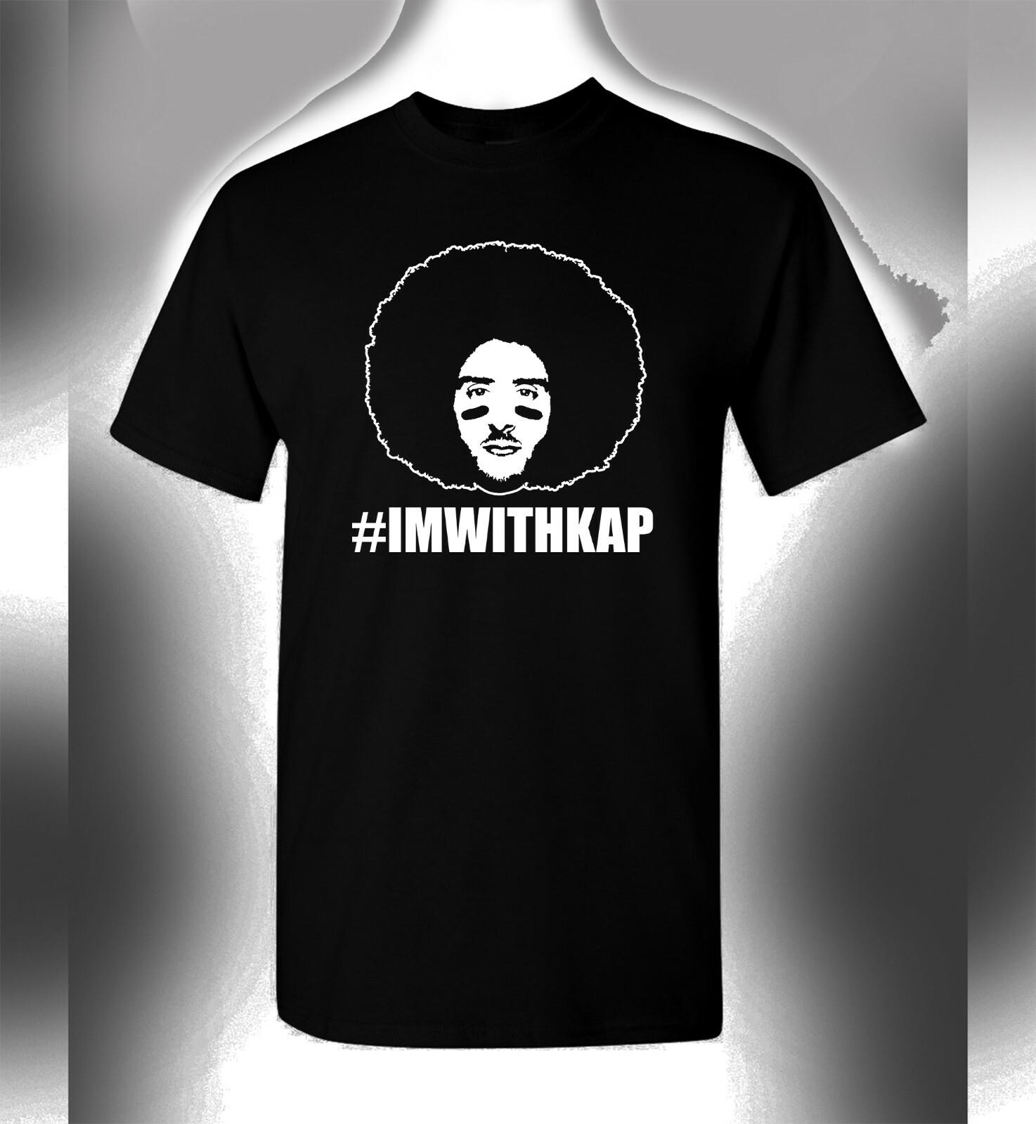Colin Kaepernick T-shirt Protest Tee KAP United We Stand Black Power BLM Kneel XXXL