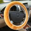 Universal 37-38cm Diameter Soft Plush Rhinestone Car Steering Wheel Cover Interior Accessories Steering-Cover Car-styling