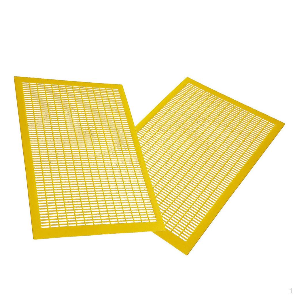 2 Pieces Bee Protection Plate, PP, Practical Queen Exclusion
