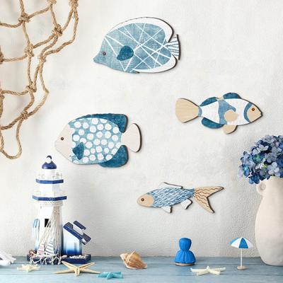 4Pcs Hanging Decorations Fish Shaped Pendants Smooth Edge Burr Free Decorative Fish