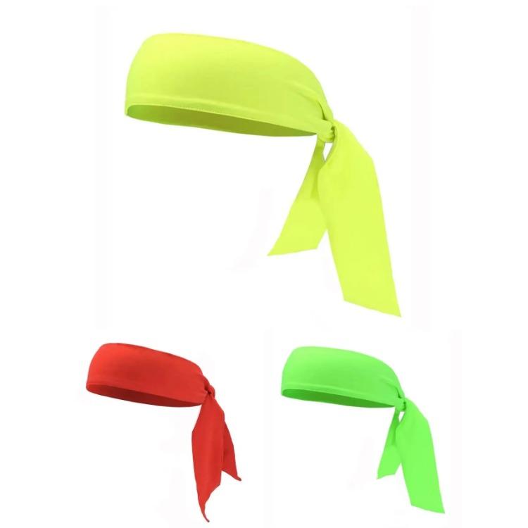 Elastic Sports Ribbon Pirate Sweatband for Tennis Unisex Men Women Teens Headband Gym Fitness Yoga Hair Bands Athletic Headwear