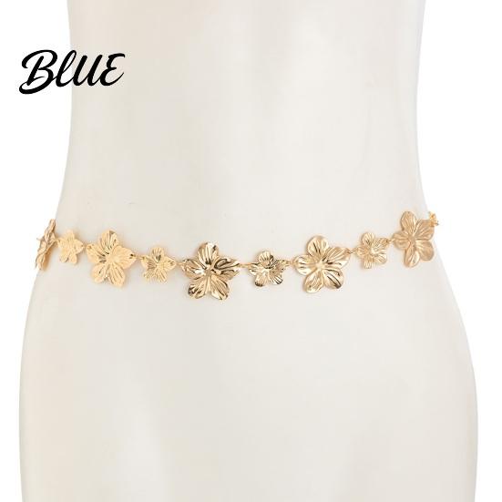 Beach Body Chain Accessory Waist for Women Adjustable Metal Belt