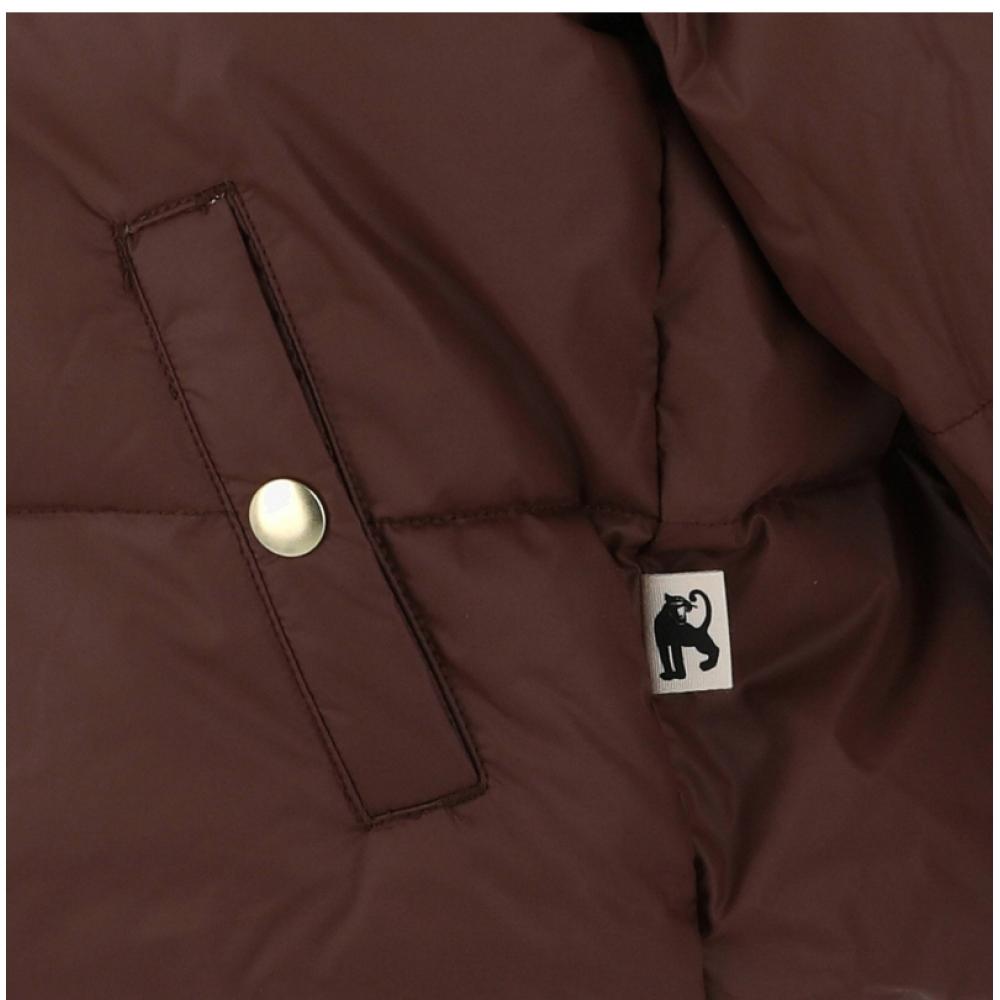 Mini Rodini 2471013316 Puffer bunda so psom Puffer bunda pre deti so psom
