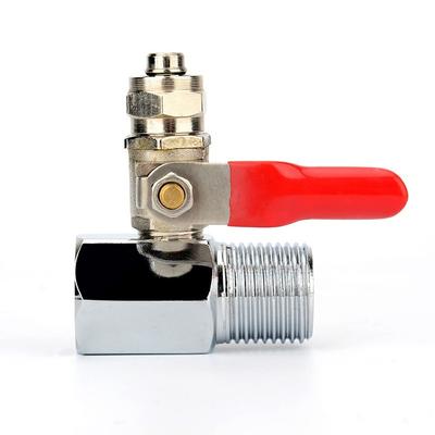 For 3 Way Metal Tee Connector for Water Purifier with Ball Valve for For 3/4 Inch and 9.5mm Tubing Seamless Integration