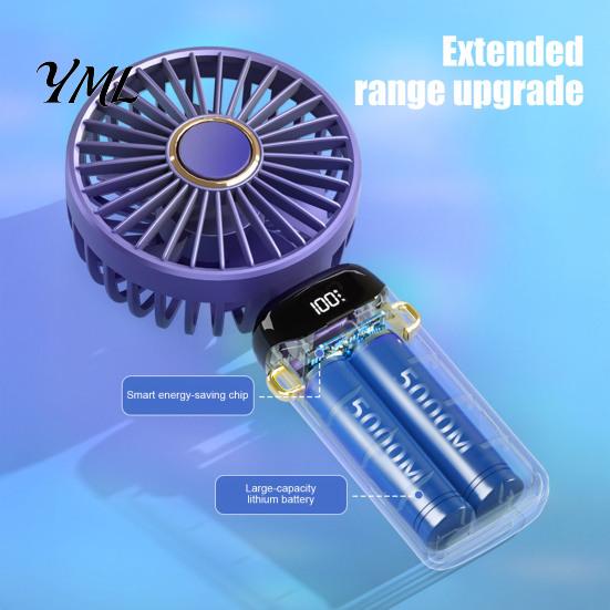 Compact Fan for Outdoor Use Portable Handheld Fan, Foldable Mini with Strong Wind, 3 Speed Cooling Travel Quiet Desk Office, USB Personal Office
