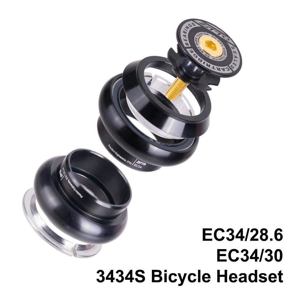 For Tapered and Straight Forks Bicycle Replacement Parts Mountain Bike Headset Sealed Dual Bearing Headset