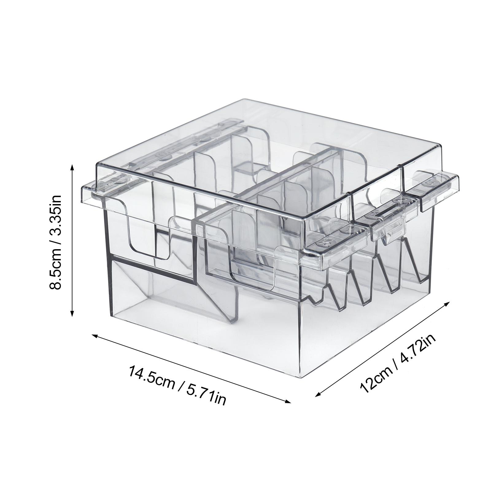 

Plastic Blade Organizer for 8 Blades Storage Case Rack Clipper Comb Holder чёрный