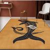 American Kitchen Floor Mats PVC Leather Waterproof Doormat Anti-slip Balcony Sink Carpet Anti-fouling Dirt-resistant Foot Mats