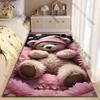 Cozy adorable teddy bear warmth carpet Yoga living room room decor children's crawling mat doormat area rug games mat
