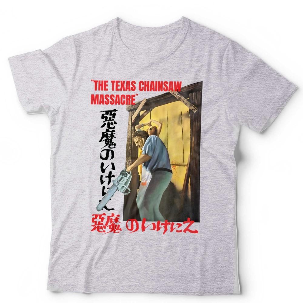 Das Texas Chainsaw Massacre T-Shirt Retro Japanischer Horrorfilm Leatherface