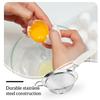 Stainless Steel Flour Sieve Grains Fine Mesh Anti-slip Strainer Restaurant Portable Fried Food Filter Sifter Home Supplies