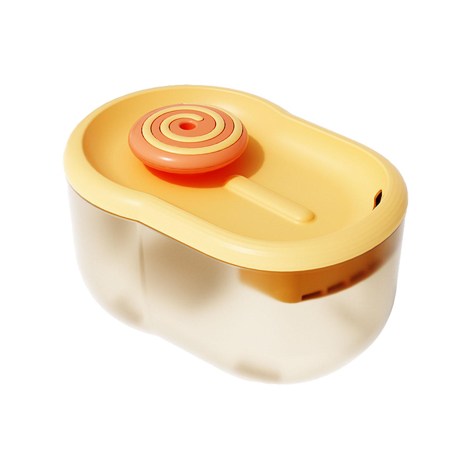 Cat Water Fountain Multipurpose Automatic Circulating Filtration Low Noise Pet Water Dispenser 2.2L Capacity Orange