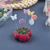 50pcs DIY Dressmaking Pins Sewing Embroidery Manual Positioning Needle with Storage Case Bowknot Patchwork Tool Sewing Accessory