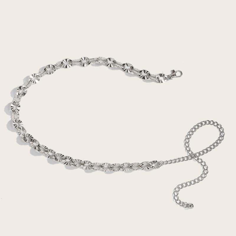 Multifunctional Metal Chain Belt Adapts To Different Outfits For Effortless Styling In Daily Life Various Occasion