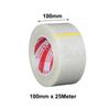 10mm-100mm Width Fiberglass Tape 25M Length High Temperature Resistance Single-Sided Tape Waterproof Transparent Mesh Tape