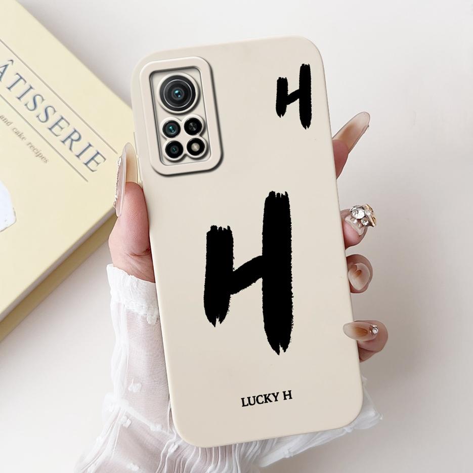 For Xiaomi Mi 10T Pro 5G Case Cute Lucky Letters Cover Soft Silicone Phone Case For Xiaomi Mi 10T Mi10T Pro 5G Back Cover Bumper