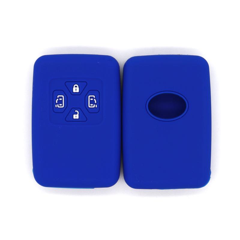 

High-quality silicone shockproof key cover suitable for Toyota NOAH 70 old model Alpha 4 key remote control темно-синього кольору