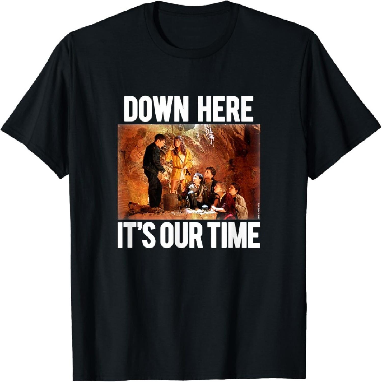 Down Here It s Our Time Cave Photo Movie T-Shirt S
