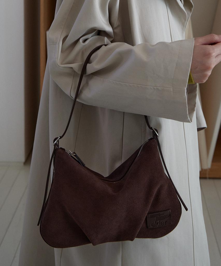 Eklar Ode Bag (Suede Mocha Brown)