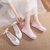 Scarpe Piatte in Broccato Hanfu da Donna Stile Dinastia Ming