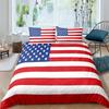 Juego de Funda Nórdica con Bandera Nacional Tamaño King Juego de Cama Creativo con Bandera Americana Para Adolescentes Adultos Microfibra Individual Doble Cubre Edredón