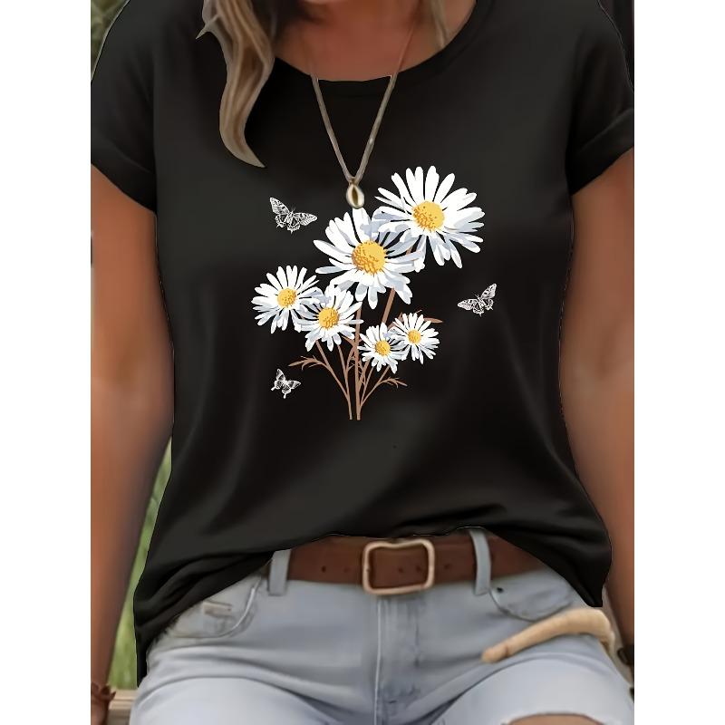 

European Size Women S Casual Short-Sleeve T-Shirt 4XL чорний