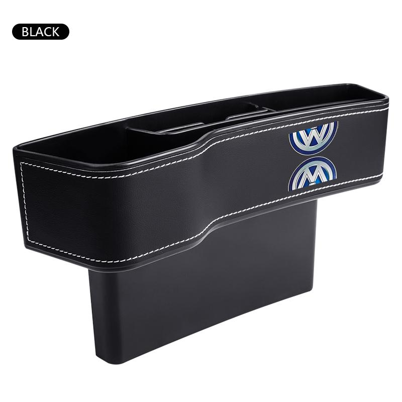 BSB1 VW GTI GOLF Car Crevice Storage Box Seat Gap Slit Seat Gap Slit Seat Organizer For Volkswagen CC R-Line T5 Golf T-ROC R Polo GTD xg2
