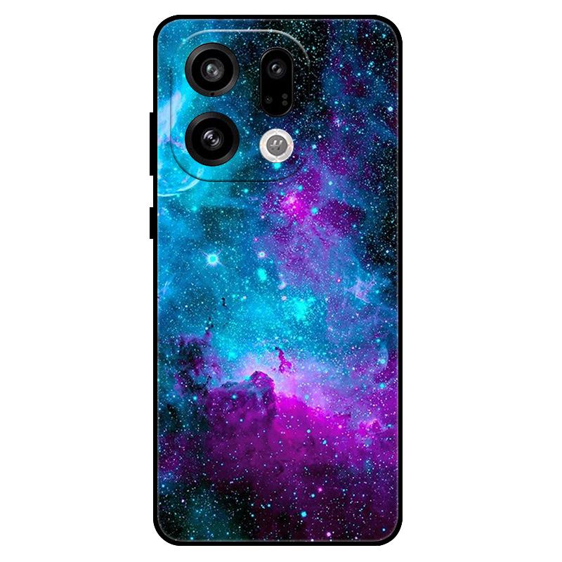 For Oppo Find X9 Pro Case Silicone Luxury Space Soft Bumper for Oppo Find X 9 X9Pro 5G 2025 Phone Cover TPU Funda Shockproof