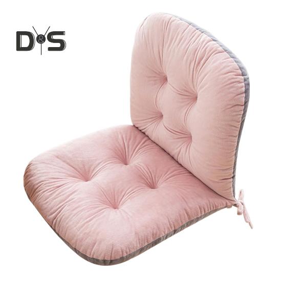 Подушка для зимнего рабочего кресла с фиксирующим ремнем для предотвращения скольжения утолщенная эластичная и мягкая сохраняет тепло подушка для сиденья офисного кресла кресло-качалка светло-розовый 1640₽