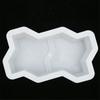 1Pcs Plastic Stepping Stone Paver Waves Shaped Walkway Brick Mold  For Lawn Patio Yard Garden