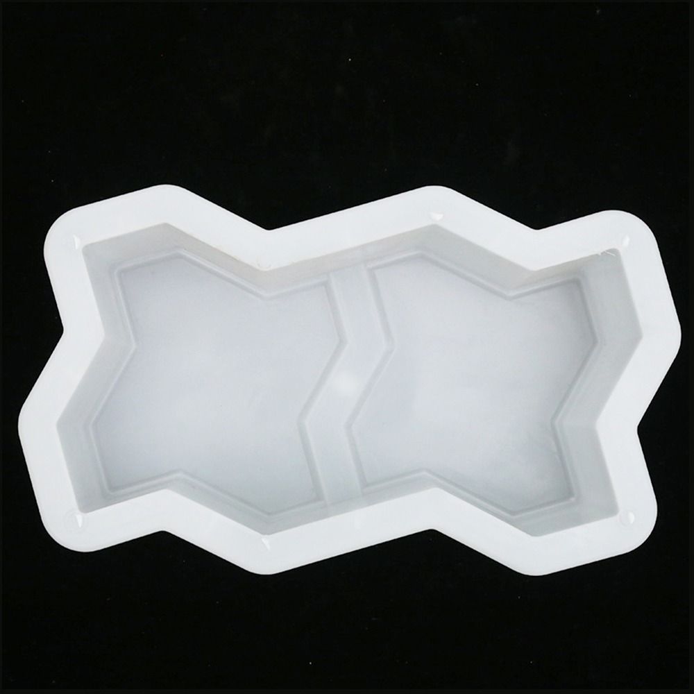 1Pcs Plastic Stepping Stone Paver Waves Shaped Walkway Brick Mold  For Lawn Patio Yard Garden