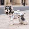 Yousheng Pet Shirt with Stripes And Plush Bear Button Down Short Sleeve Summer Puppy Outfits Breathable Pet T Shirt for Small Medium Dogs