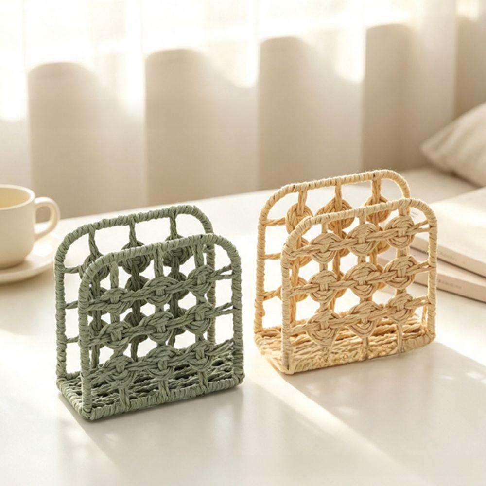 No-Slip Standing Paper Dispenser Upright Design Paper Towel Container Tissue Storage Rack Desktop