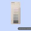 Morandi Transparente PET-Indexaufkleber - Vanilla Herbst Serie, Beschriftbare Haftnotizen & Marker