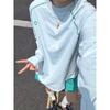 Glacier Blue Quick-Dry Sun Protection Long Sleeve T-Shirt for Men & Women, Moisture-Wicking Breathable Base Layer for Outdoor Running, Hiking, Workout