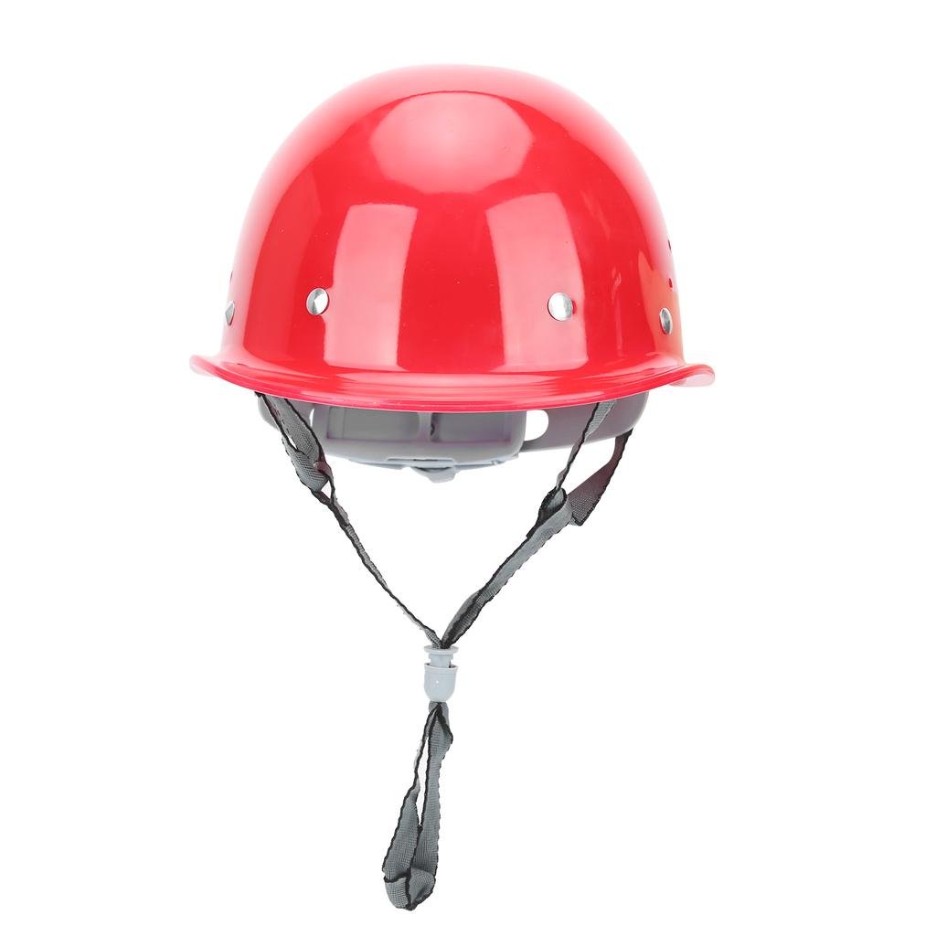 Protective Helmet Hard Cap Industrial Dome Safety Hat Breathable for HighAltitude Operation Red