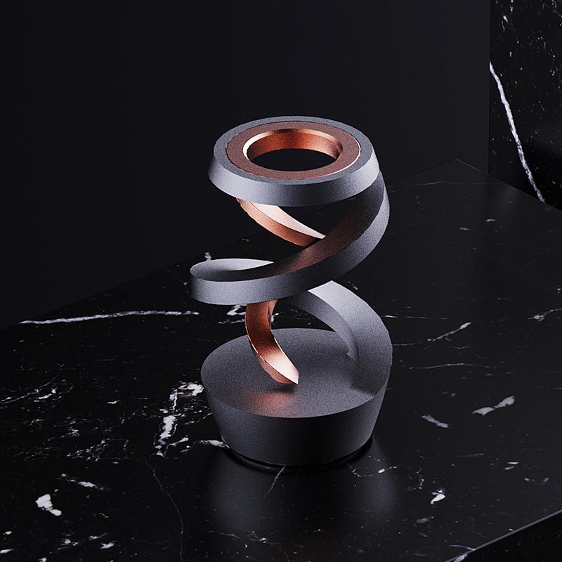 

Metal Anti-Gravity Levitating Gyro Decompression Toy Desktop Levitating Rotating Pendulum Decompression Artifact Fingertip Gyro