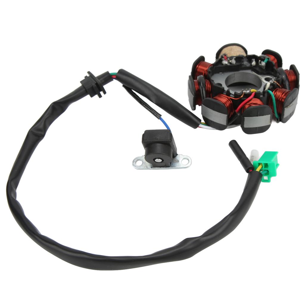 8 Pole 8 Coil Magneto Stator Ignition Generator for Chinese Scooters ATV Go Kart Moped 125cc 150cc 152QMI 157QMJ Engine
