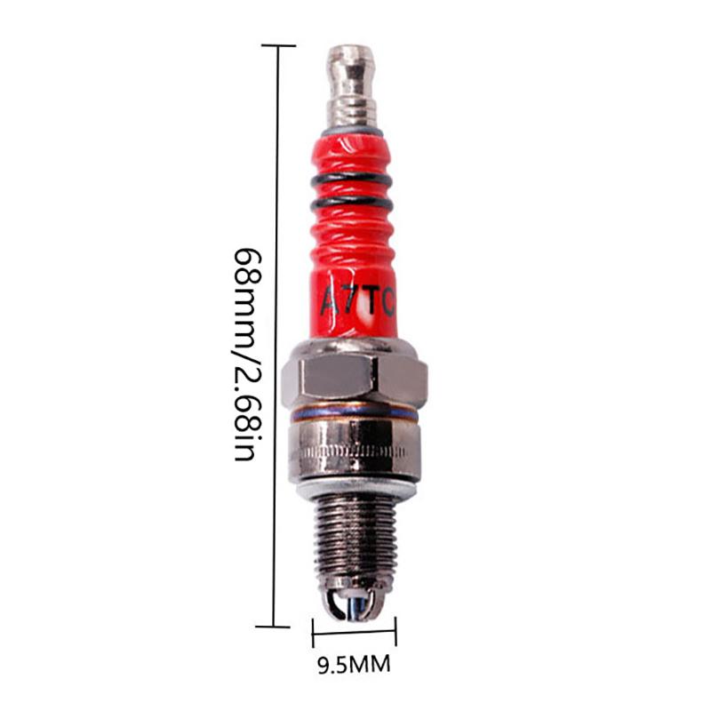 

Гоночная 3-электродная свеча зажигания 10 мм A7TC подходит для GY6 50cc 110cc 125cc 150cc ATV скутер питбайк картинг мотоциклетные аксессуары