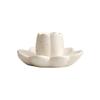 Tray Ceramic Lotus Candle Holder Meditation Decorative Flower Candlestick Vintage Artistic Zen Style Candle Cup Indoor Use