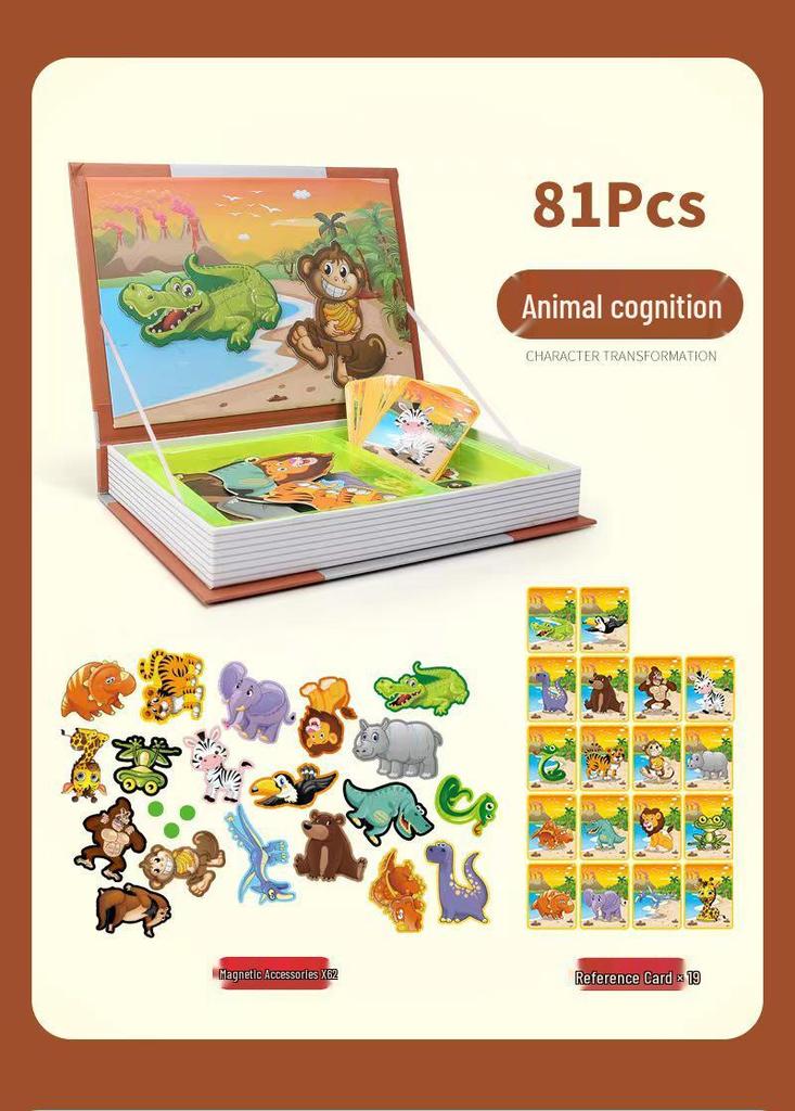 Children's Magnetic Puzzle Game - Fun & Educational Brain Development Toy
