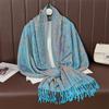 Luxury Embroidery Cashmere Scarves Women Ladies Elegant Poncho Winter Warm Shawl Pareo Paisley Headscarf Autumn Traveling Wrap