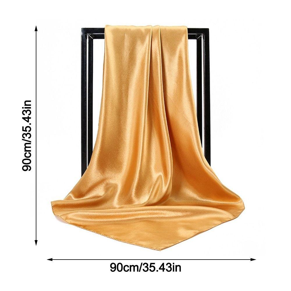 90cm Paisley Hijab Square Scarf Shawl High Quality Hijab Headband Women's Fashion