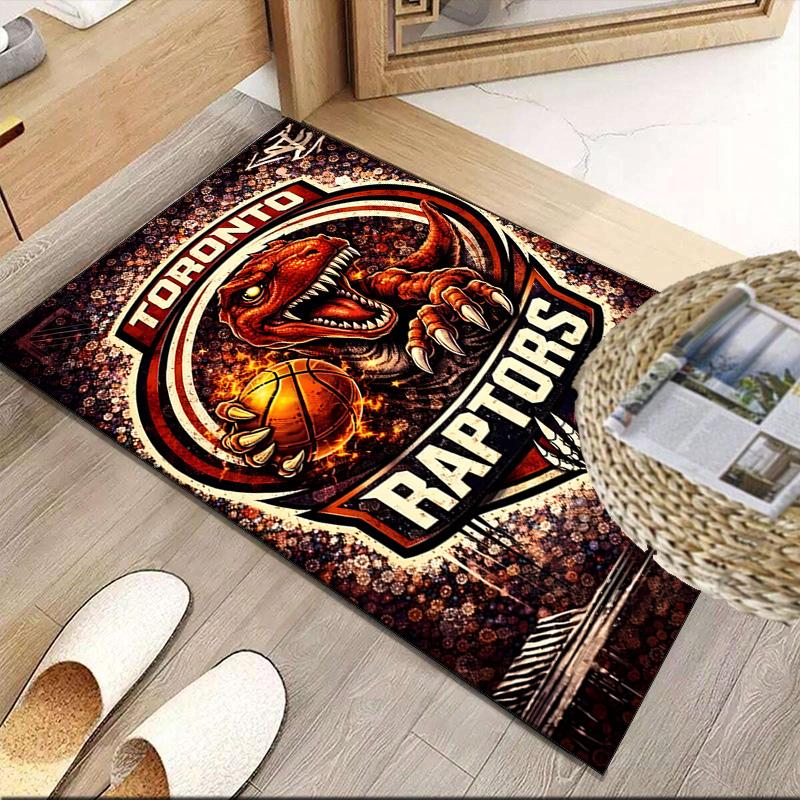 Raptors basketball Logo Carpet, Kitchen Rugs, Yoga Mat, Non-Slip Mats, Rug for Bathroom, Living Room bedroom, Camping Rugs Christmas Gift