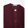 Autumn Winter Knitted Cardigans for Women Casual Button Long Sleeve Female Sweater 2024 Fashion Loose Lady Cardigans Coat